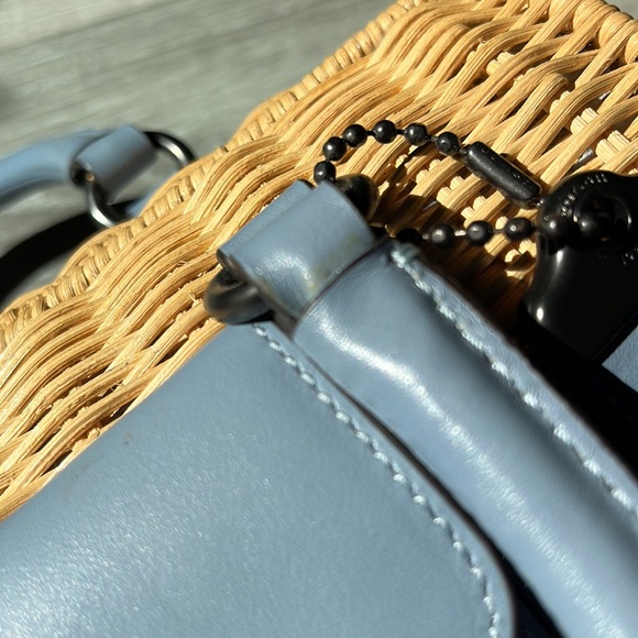 Coach Wicker Barrel Bag - Picture 5 of 16
